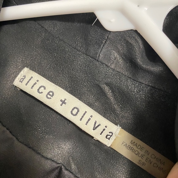 Alice + Olivia Black Suede Jacket Size small - Picture 3 of 3